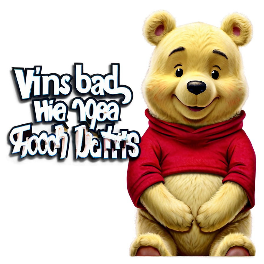 Pooh Bear Thinking Png Kej PNG image