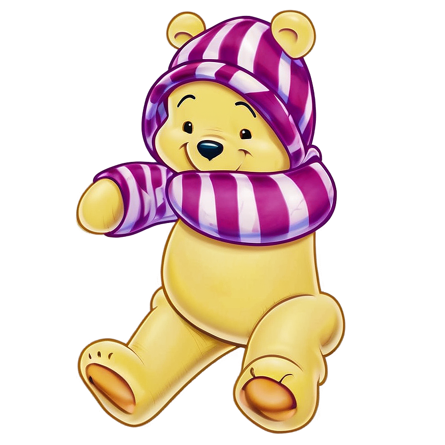 Pooh Bear With Friends Png 06202024 PNG image