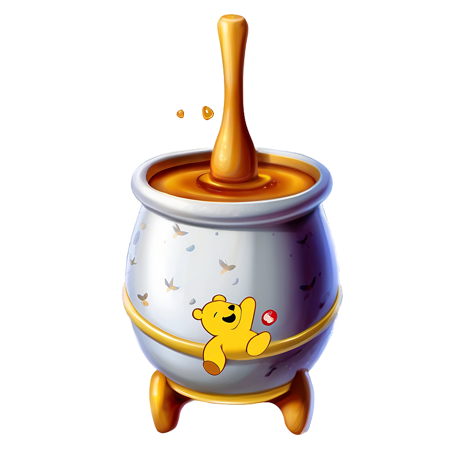 Pooh's Honey Pot Png 64 PNG image