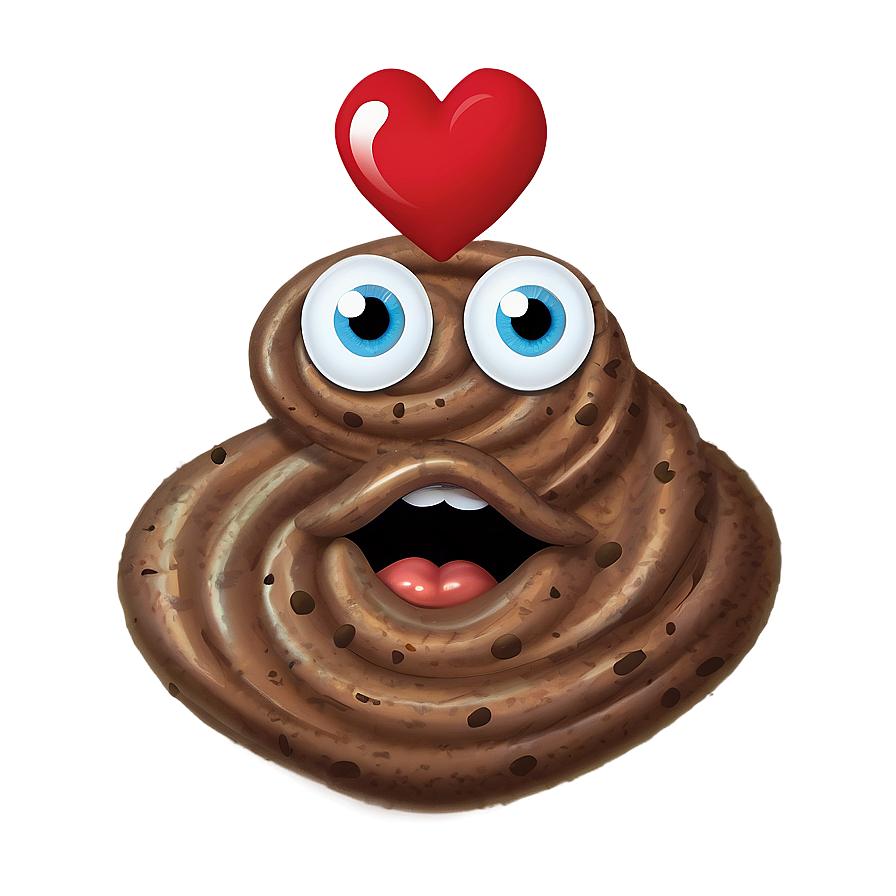 Poop With Heart Eyes Png Faq32 PNG image