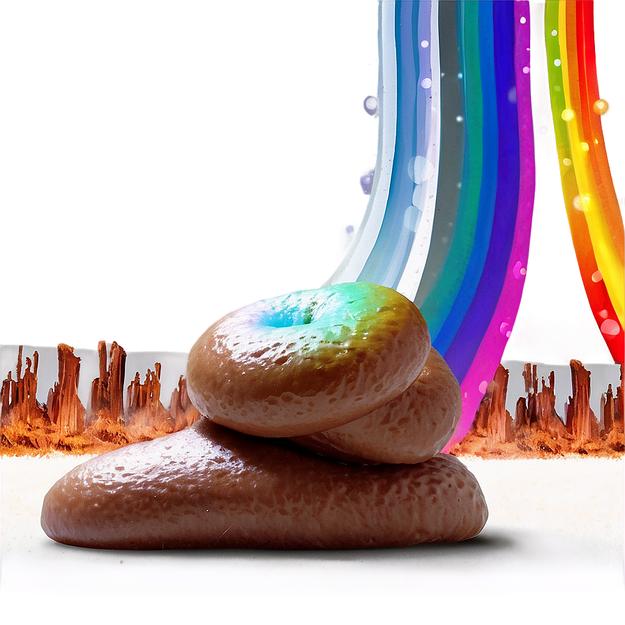 Poop With Rainbow Png 81 PNG image