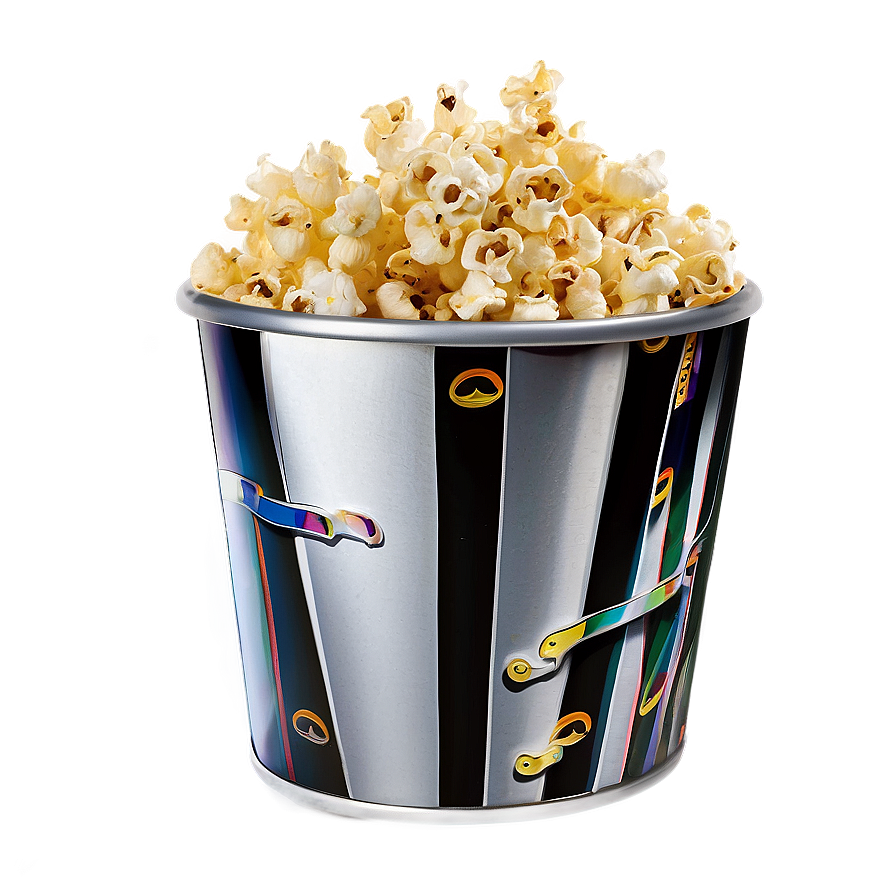 Popcorn Bucket With Film Reel Png 06132024 PNG image