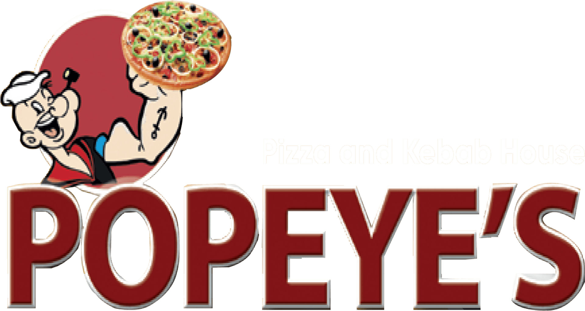 Popeyes Pizza Kebab House Logo PNG image