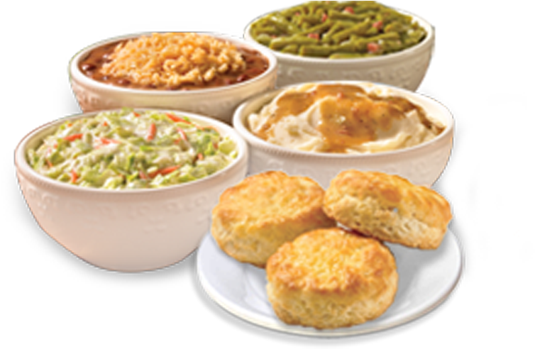 Popeyes Sidesand Biscuits PNG image