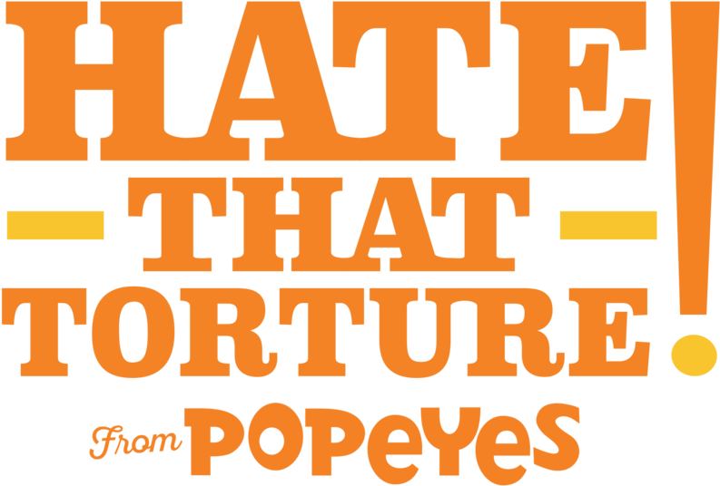 Popeyes Torture Statement PNG image