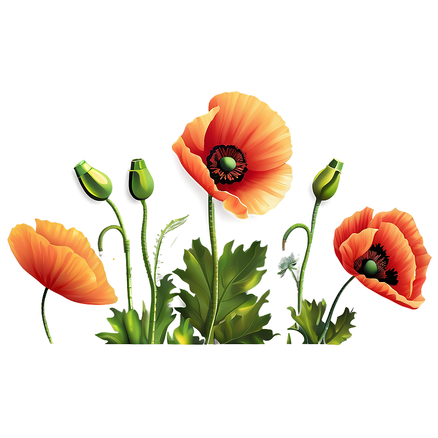 Poppy Flower Transparent Png 05252024 PNG image