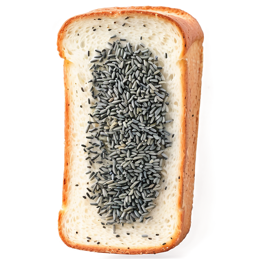 Poppy Seed Bread Slice Png Fnu16 PNG image