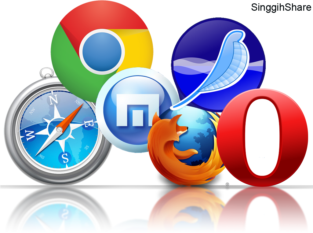 Popular Web Browsers Icons PNG image