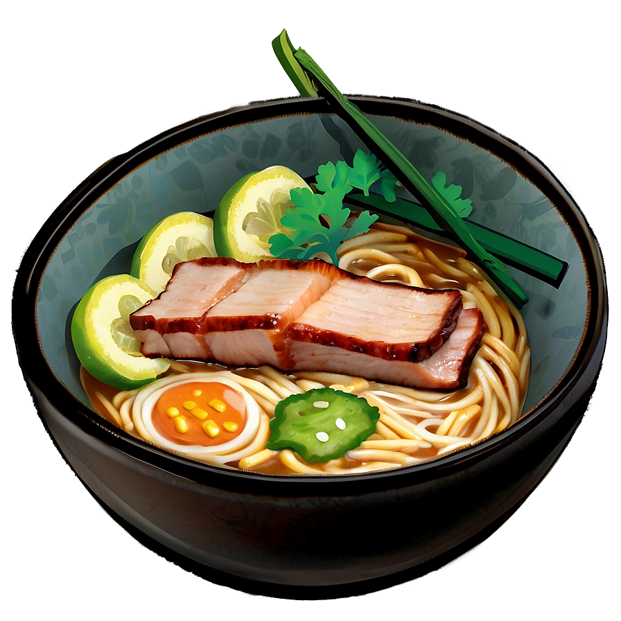 Pork Belly Ramen Png 05242024 PNG image