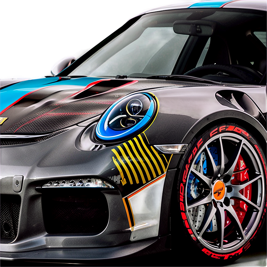 Porsche 911 Gt3 Rs Racing Edition Png 06292024 PNG image