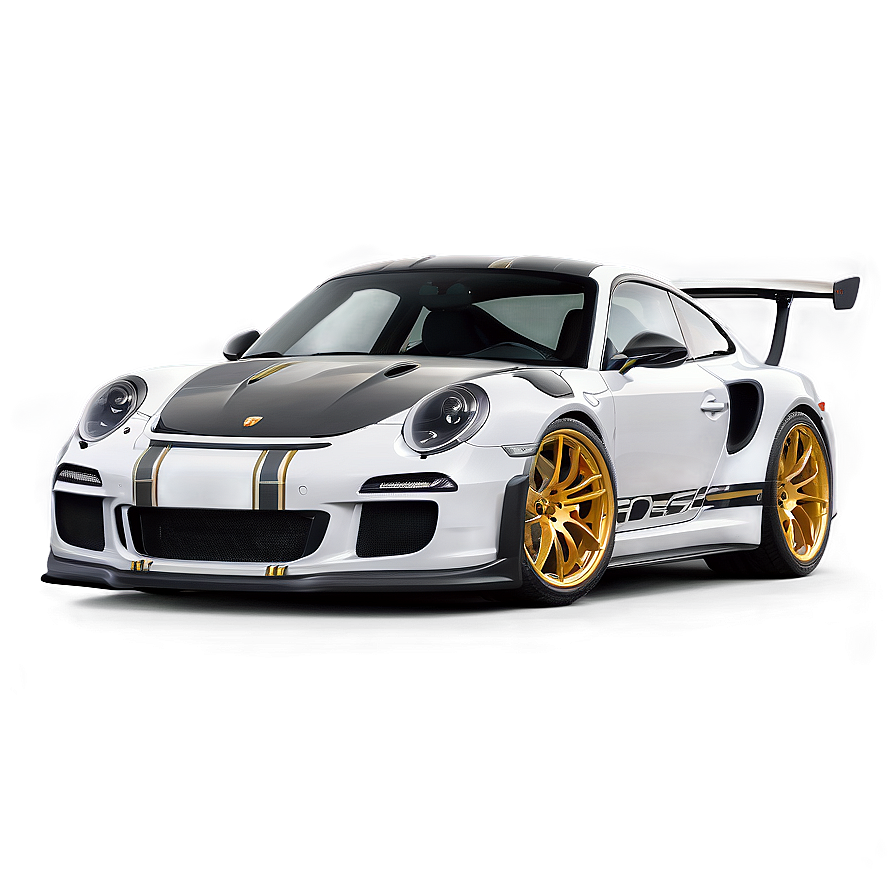 Porsche 911 Gt3 Rs With Custom Rims Png Bra4 PNG image