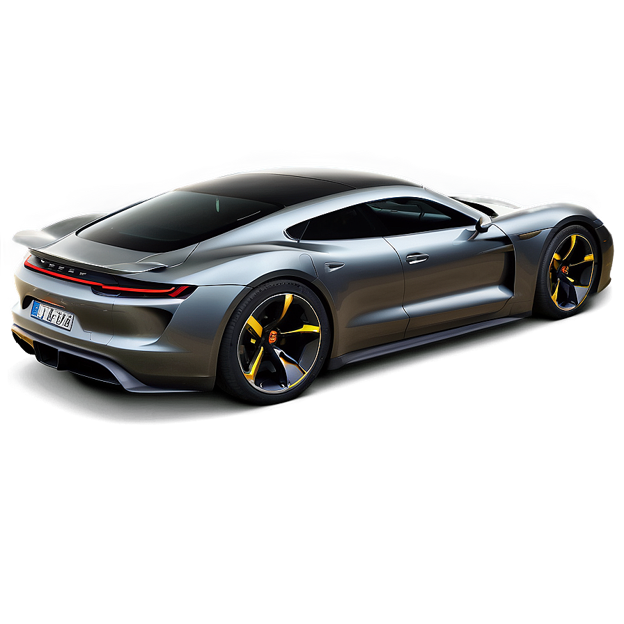 Porsche Taycan A PNG image