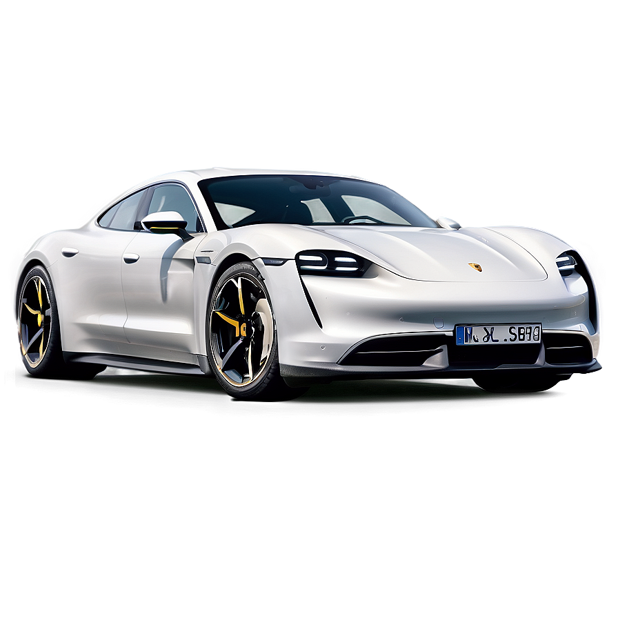 Porsche Taycan Electric Car Png 06292024 PNG image