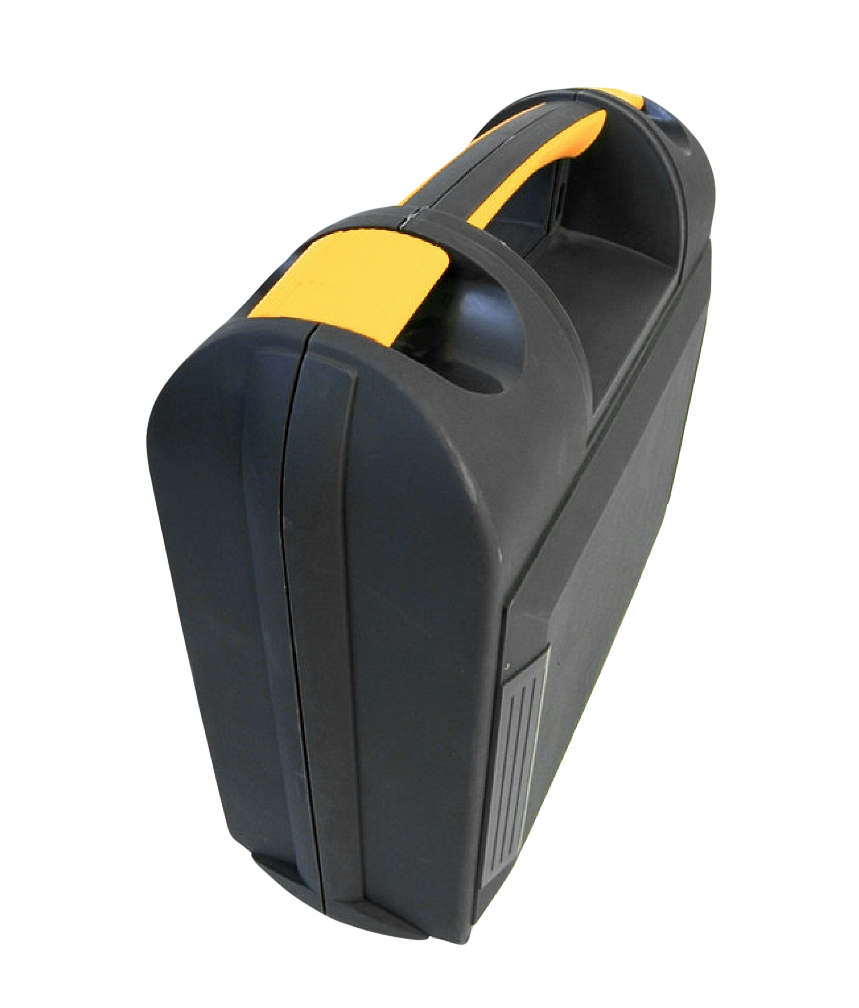 Portable Black Yellow Toolbox PNG image