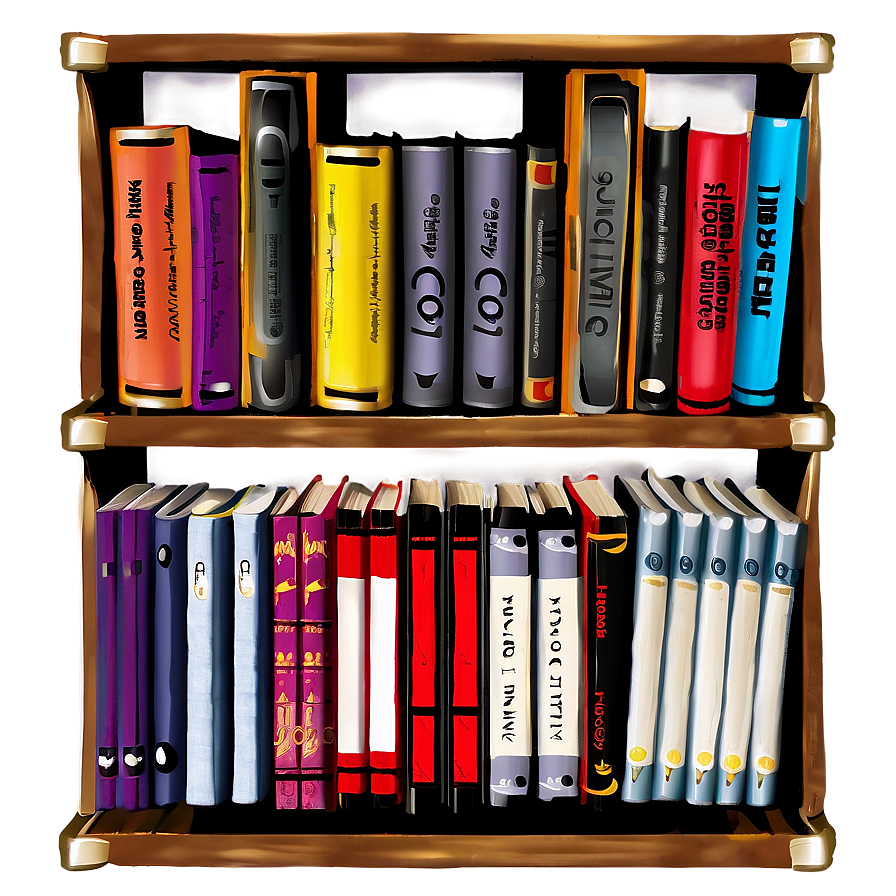 Portable Bookshelf Png 05242024 PNG image