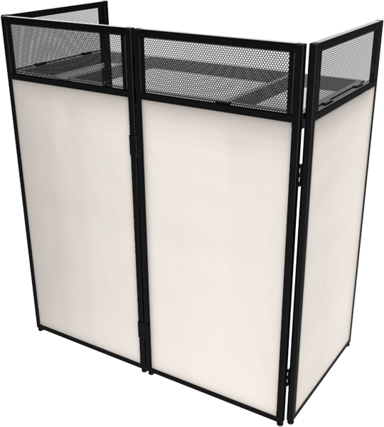 Portable D J Booth Setup PNG image