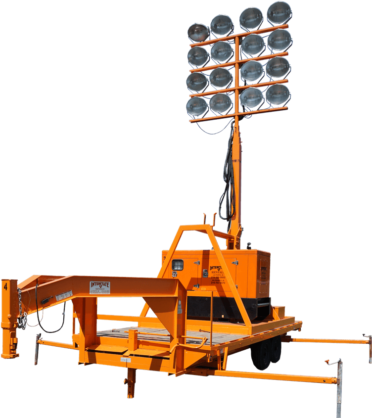 Portable Stadium Lighting Tower PNG image