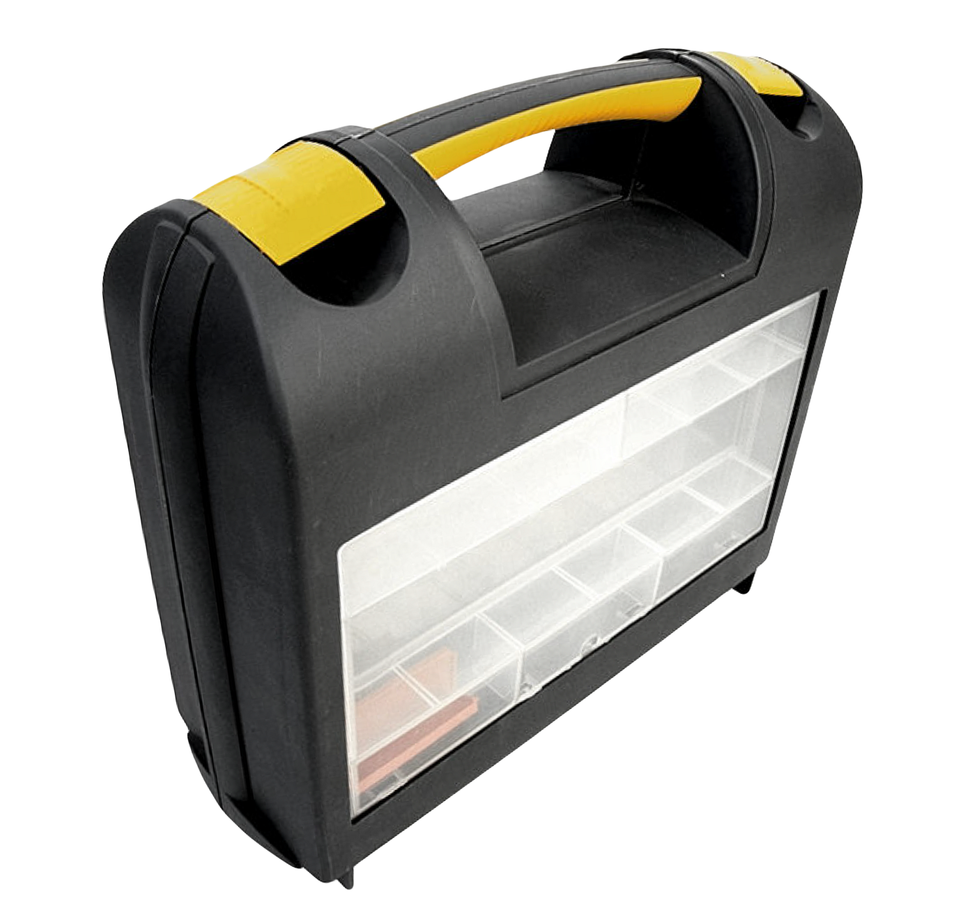 Portable Toolboxwith Transparent Lid PNG image