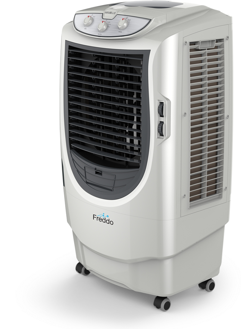 Portable White Air Cooler Freddo PNG image