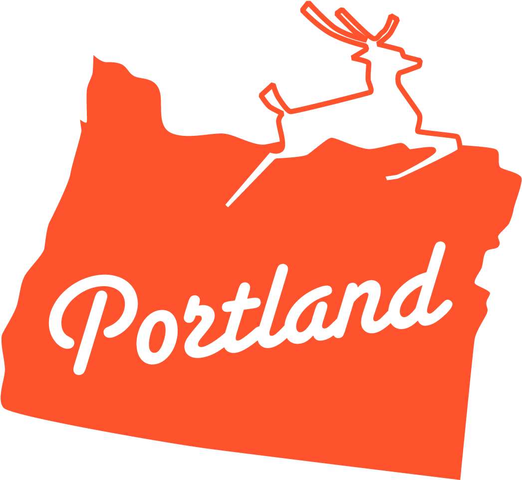 Portland Oregon Outline Graphic PNG image