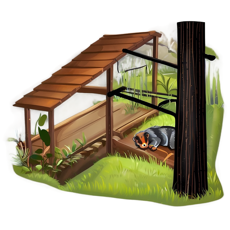 Possum Habitat Illustration Png 6 PNG image