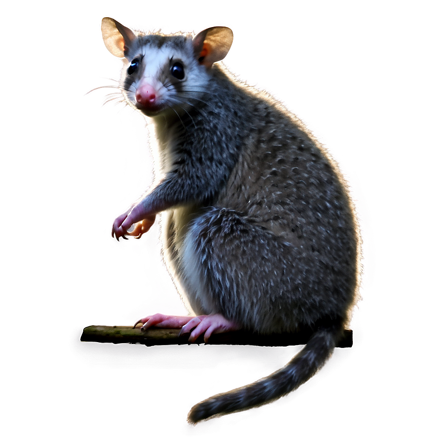 Possum In The Dark Png 06112024 PNG image