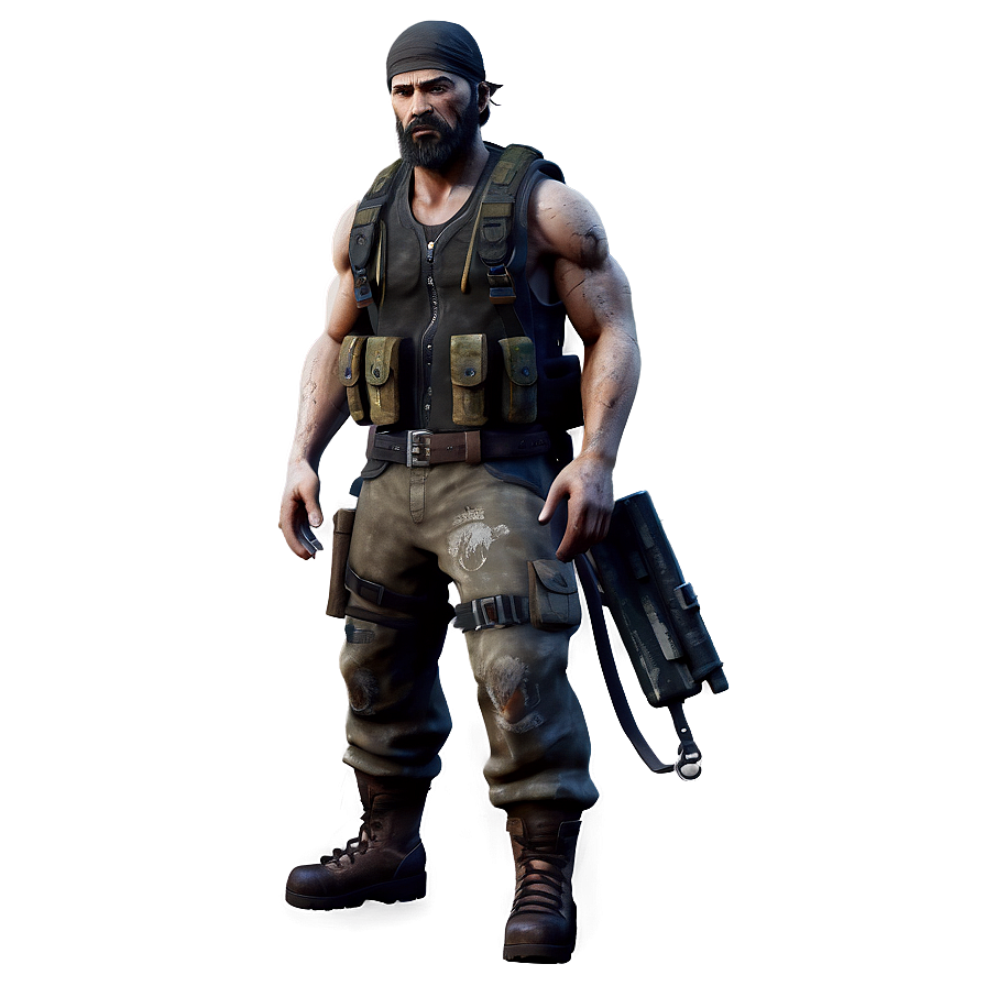 Post-apocalyptic Survivor Character Png 05242024 PNG image