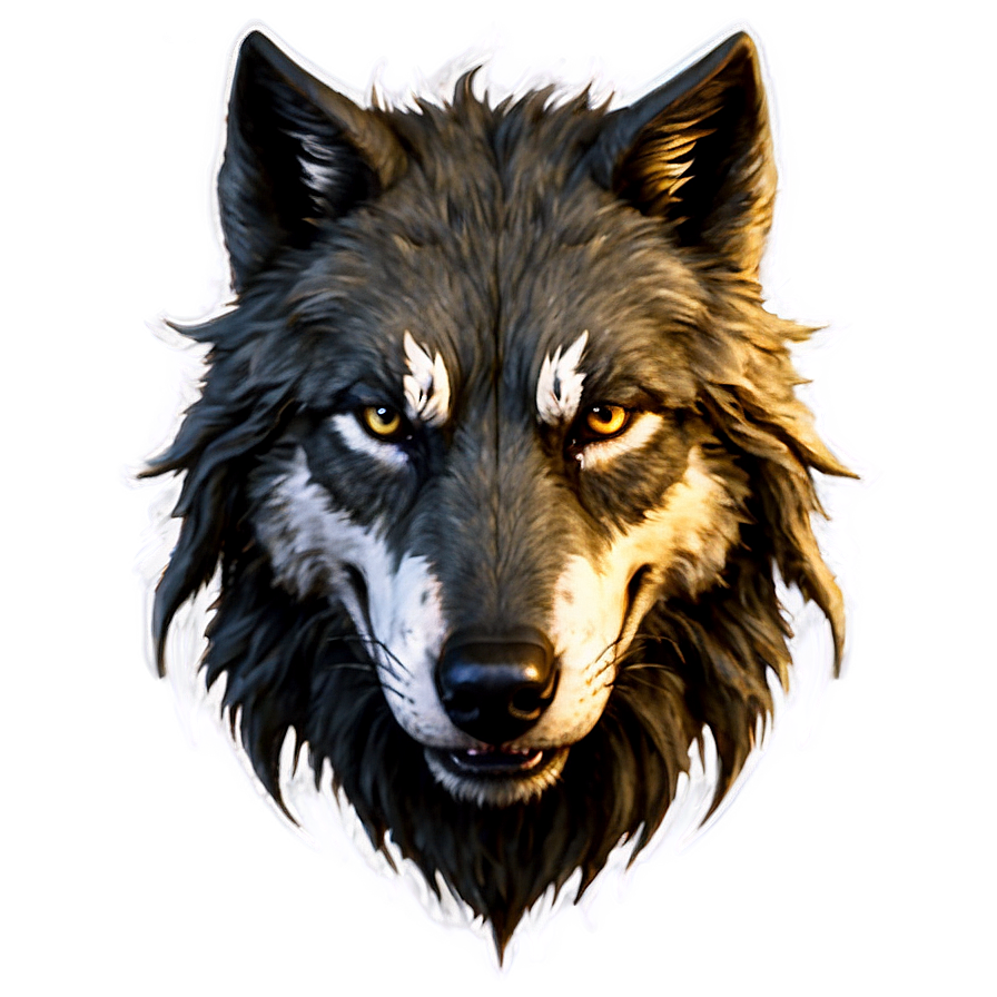 Post-apocalyptic Wolf Face Png 49 PNG image