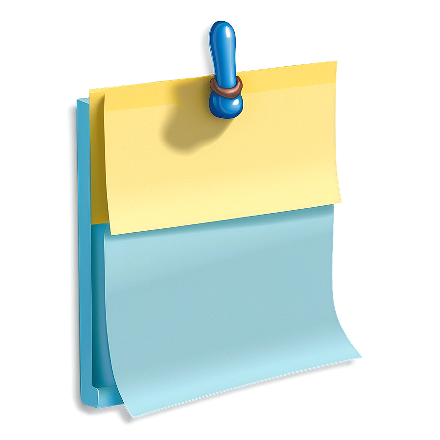 Post It Note With Pin Png Utk PNG image