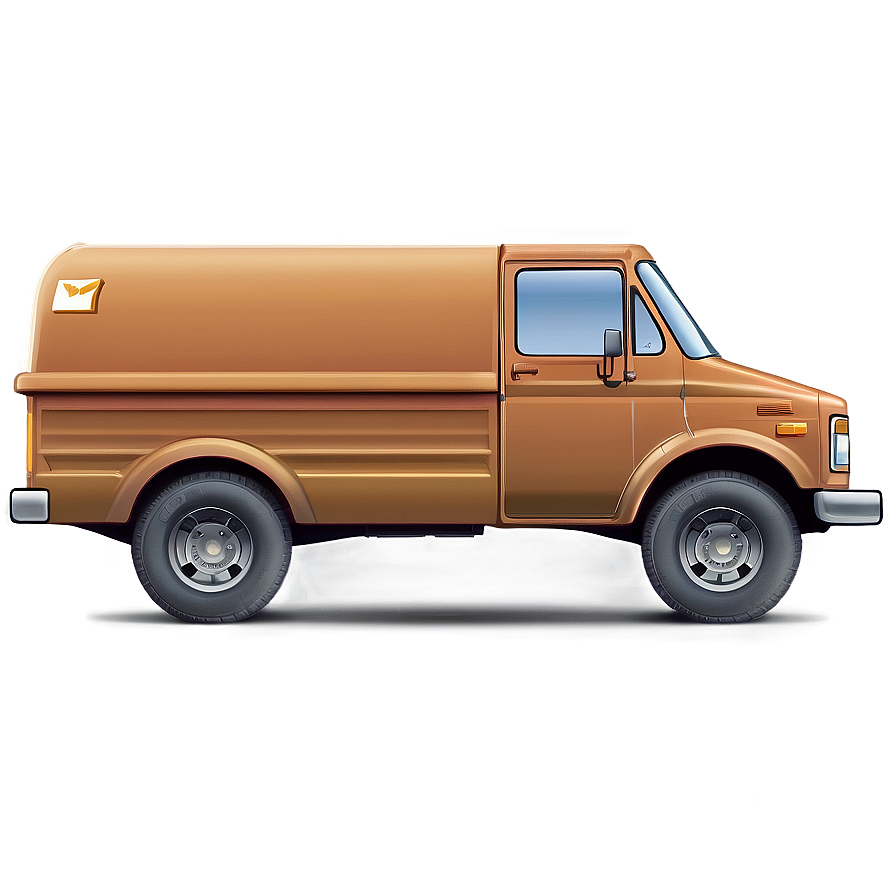 Postal Service Truck Side View Png 28 PNG image