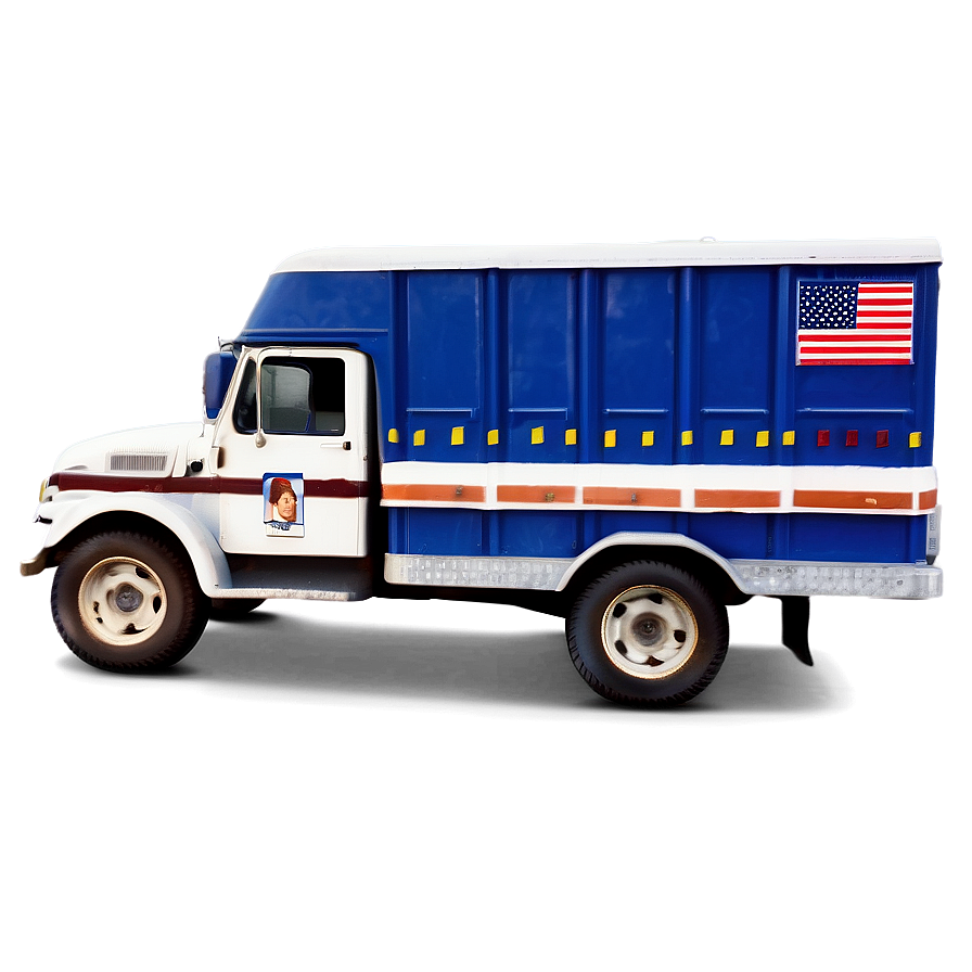 Postal Truck With Mailboxes Png 35 PNG image