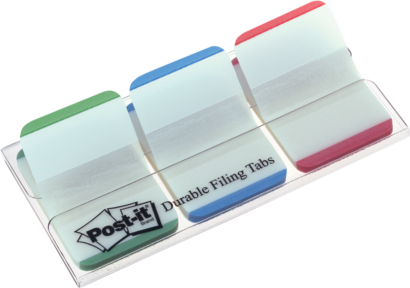 Postit Durable Filing Tabs Pack PNG image