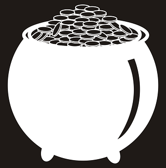 Pot_of_ Coins_ Vector_ Illustration PNG image