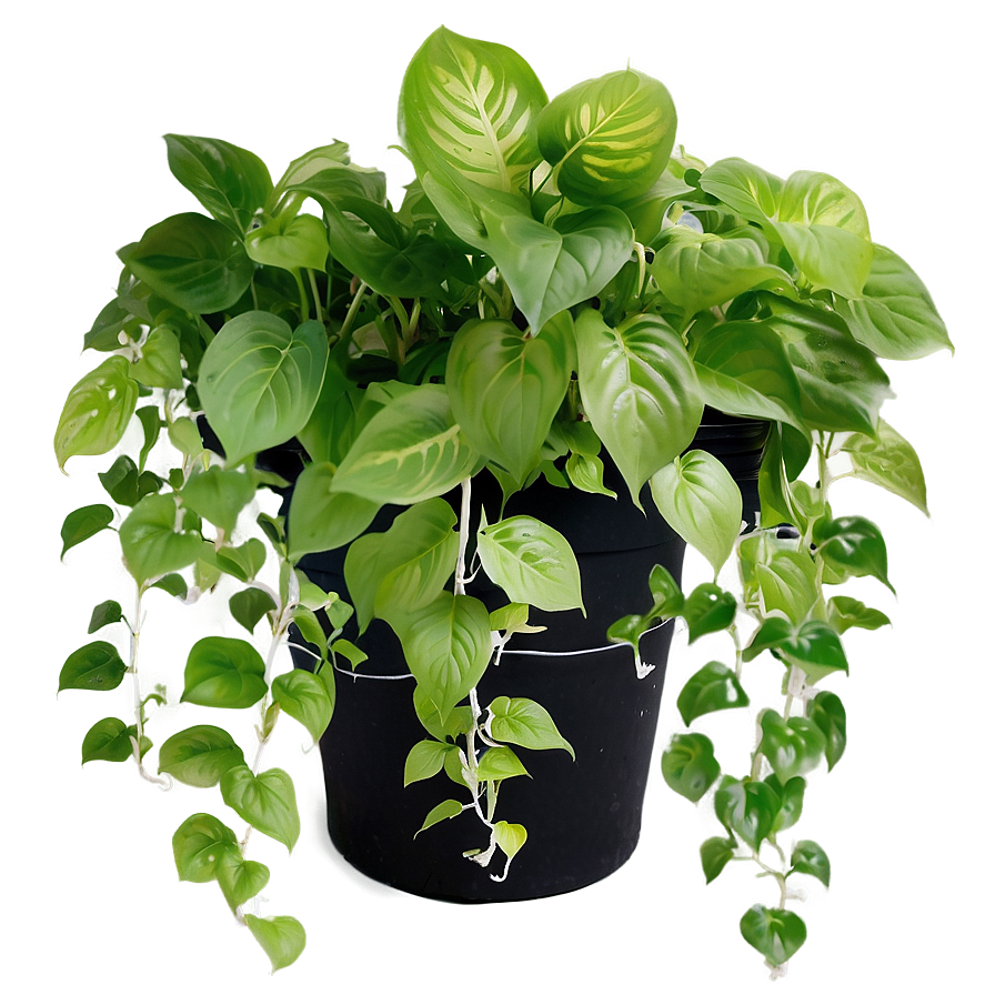 Pothos In Hydroponics Setups Png Gnc PNG image