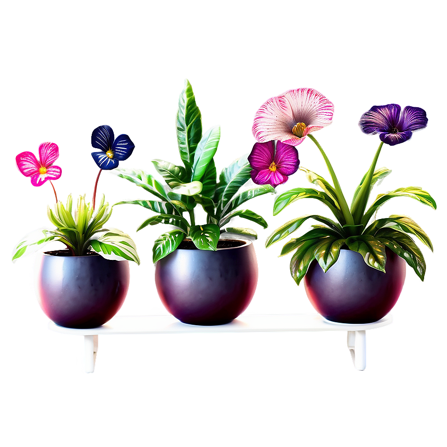 Potted Plant Decoration Ideas Png Whi10 PNG image