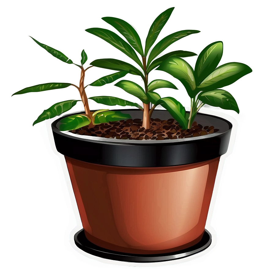 Potted Plant Fertilizers Png 06122024 PNG image