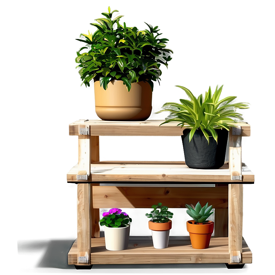 Potted Plant Stand Designs Png 70 PNG image