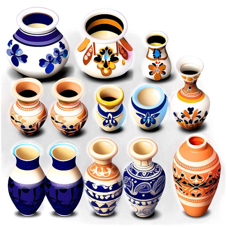 Pottery Decoration Methods Png 06132024 PNG image