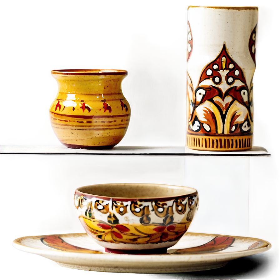 Pottery Tableware Sets Png Yed10 PNG image