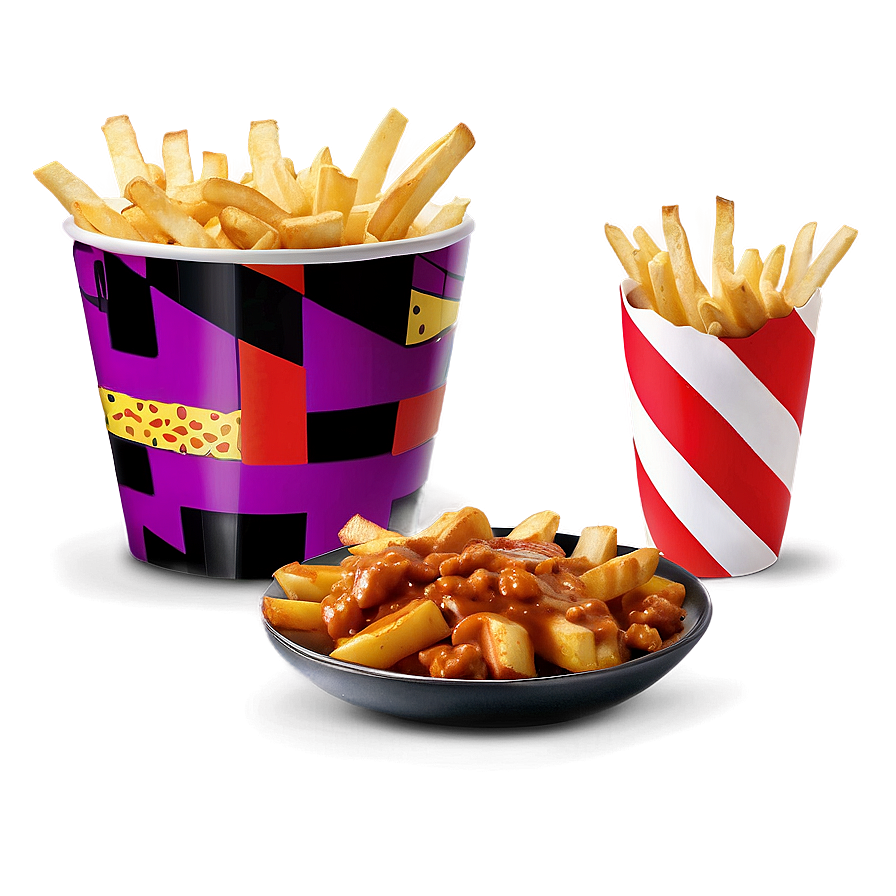 Poutine Fries Feast Png 19 PNG image