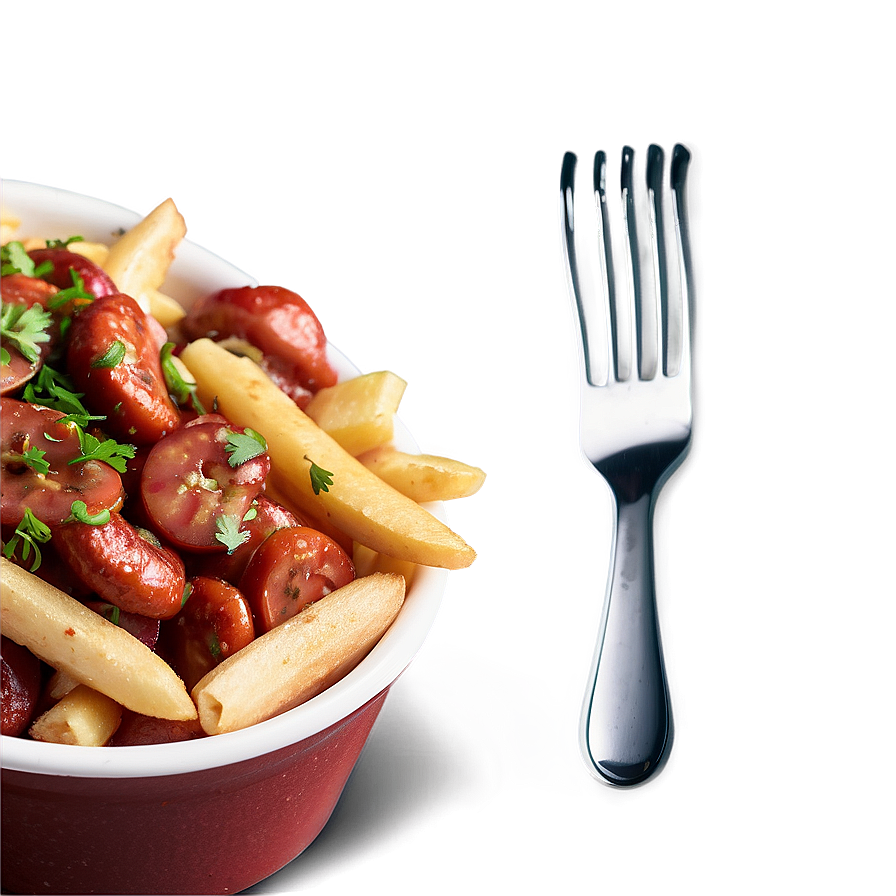 Poutine With Andouille Sausage Png The PNG image