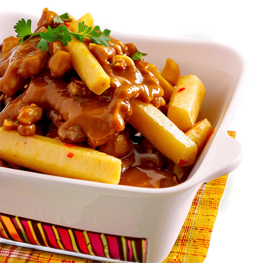 Poutine With Miso Gravy Png 49 PNG image