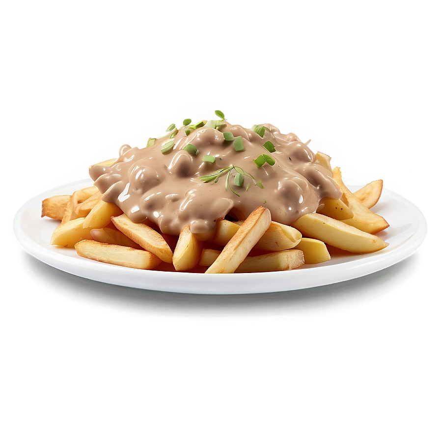 Poutine With Stroganoff Sauce Png Dfd56 PNG image