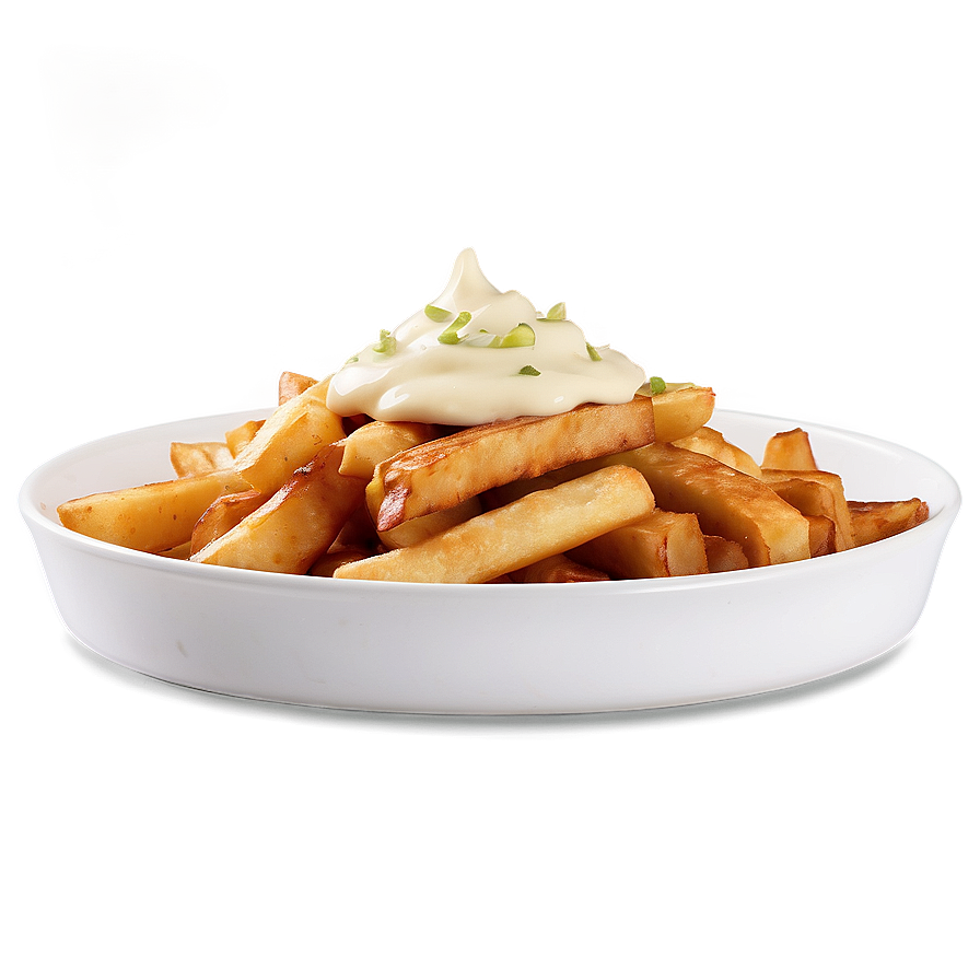 Poutine With Wasabi Mayo Png Mqc PNG image