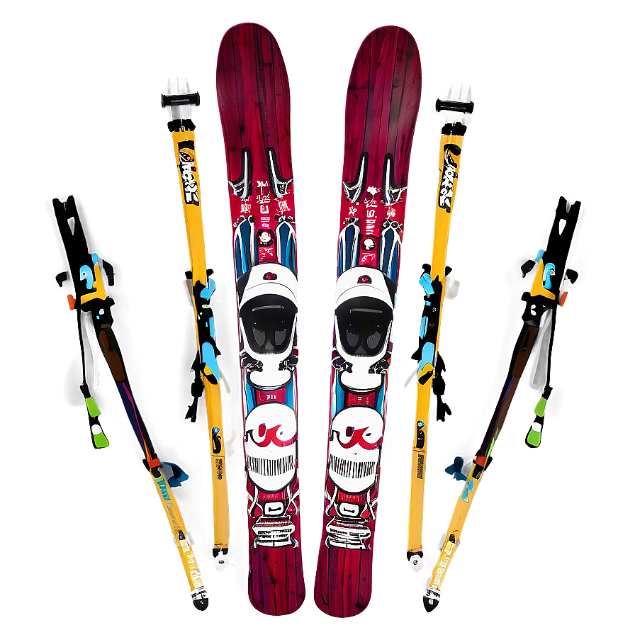 Powder Skis Png 06132024 PNG image