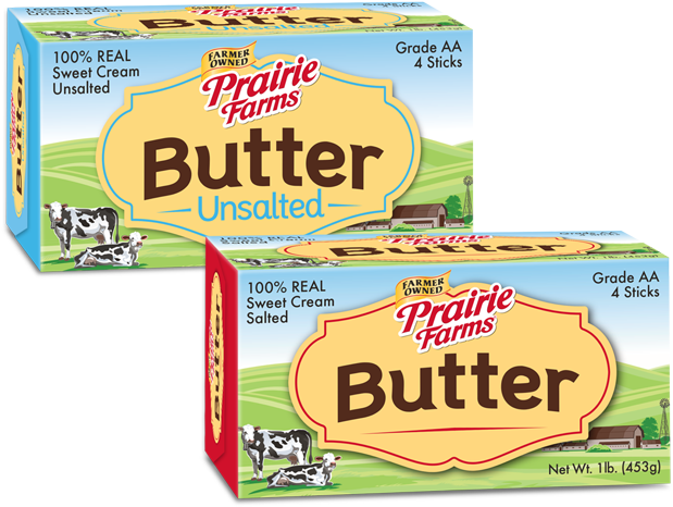 Prairie Farms Butter Boxes PNG image