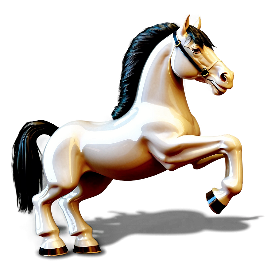 Prancing Horse Cartoon Png 06212024 PNG image