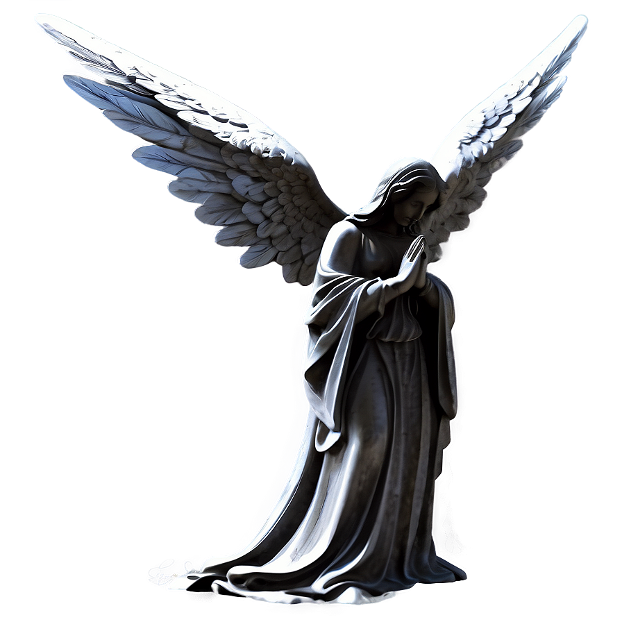 Praying Angel Silhouette Png Oye28 PNG image