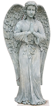 Praying Angel Statue PNG image