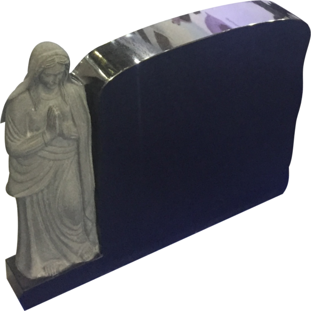 Praying Angel Tombstone Statue PNG image